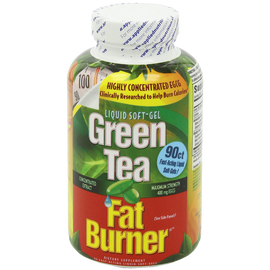 Applied Nutrition Green Tea Fat Burner Maximum Strength with 400 mg EGCG Fast-Acting 90 Liquid Soft-Gels (Pack of 2)