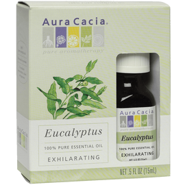 Aura Cacia Organic Essential Oil Eucalyptus 0.5 Ounce