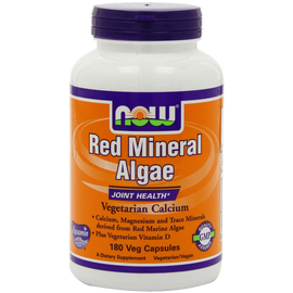 Now Foods Red Mineral Algae aquamin Veg-Capsules 180-Count