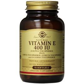 Solgar Vitamin E 400 IU 50 Softgels