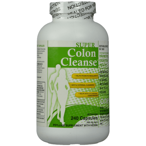 Super Colon Cleanse 500mg 240 capsules
