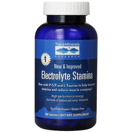 Trace Minerals Research Performance Electrolyte Stamina High Performance Energy Formula of Balanced Ionic Minerals 300 Tablets